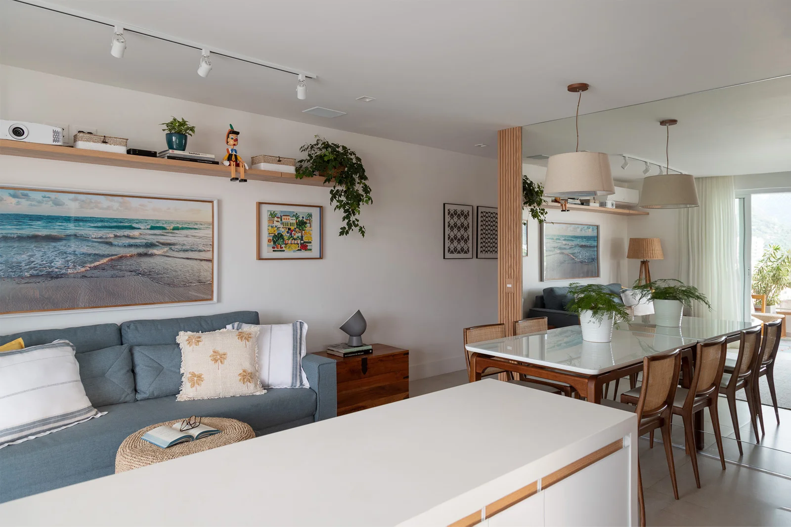 View of the the living room