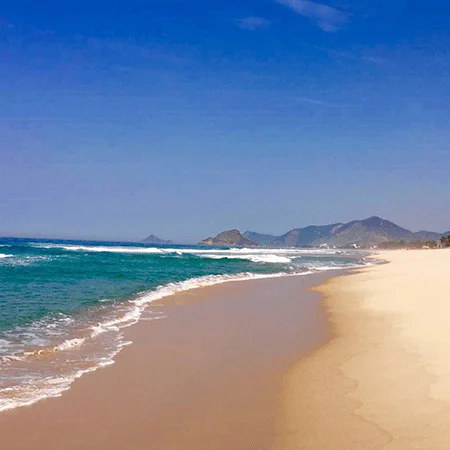 Photo of a sand beach